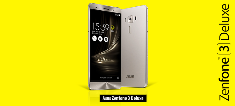 Asus Zenfone 3 Deluxe ZS570KL »» Android smartphone » Aparitie 2016 » Features 3G, 5.7″ Super AMOLED capacitive touchscreen, 23 MP camera, Wi-Fi, GPS, Bluetooth.