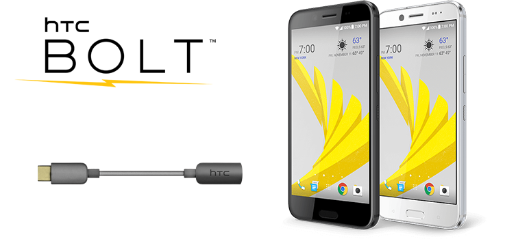 Htc ofera gratuit adaptor audio USB-C to 3.5mm pentru proprietarii de HTC Bolt