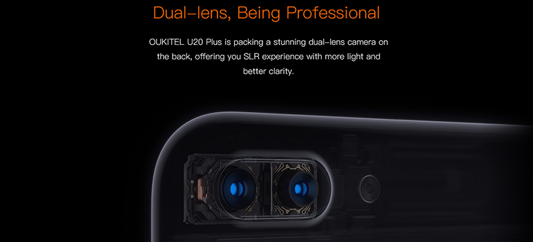 Oukitel U20 Plus cel mai ieftin smartphone cu Dual camera