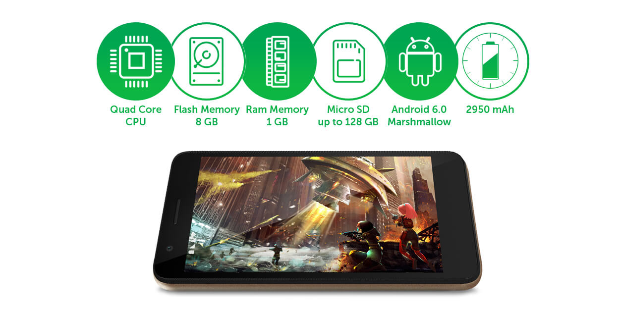 Allview P6 Energy Mini, smartphone de buget cu baterie de 3000 mAh