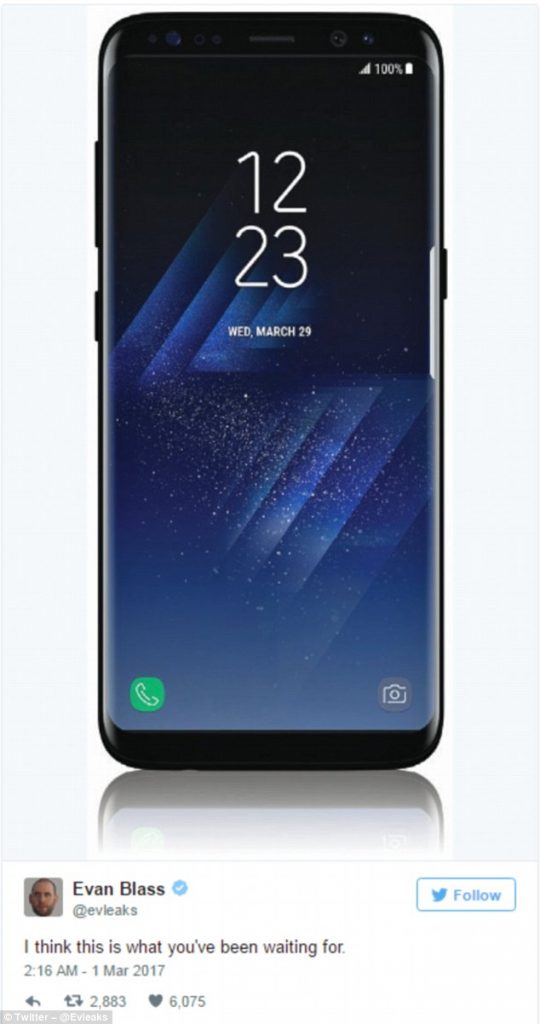 Samsung Galaxy S8 imagine oficiala