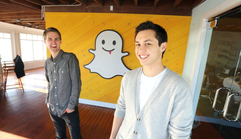 Snapchat: Evan Spiegel si Bobby Murphy