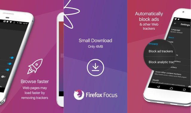 Firefox Focus browser pentru navigare privata, acum si pe Android