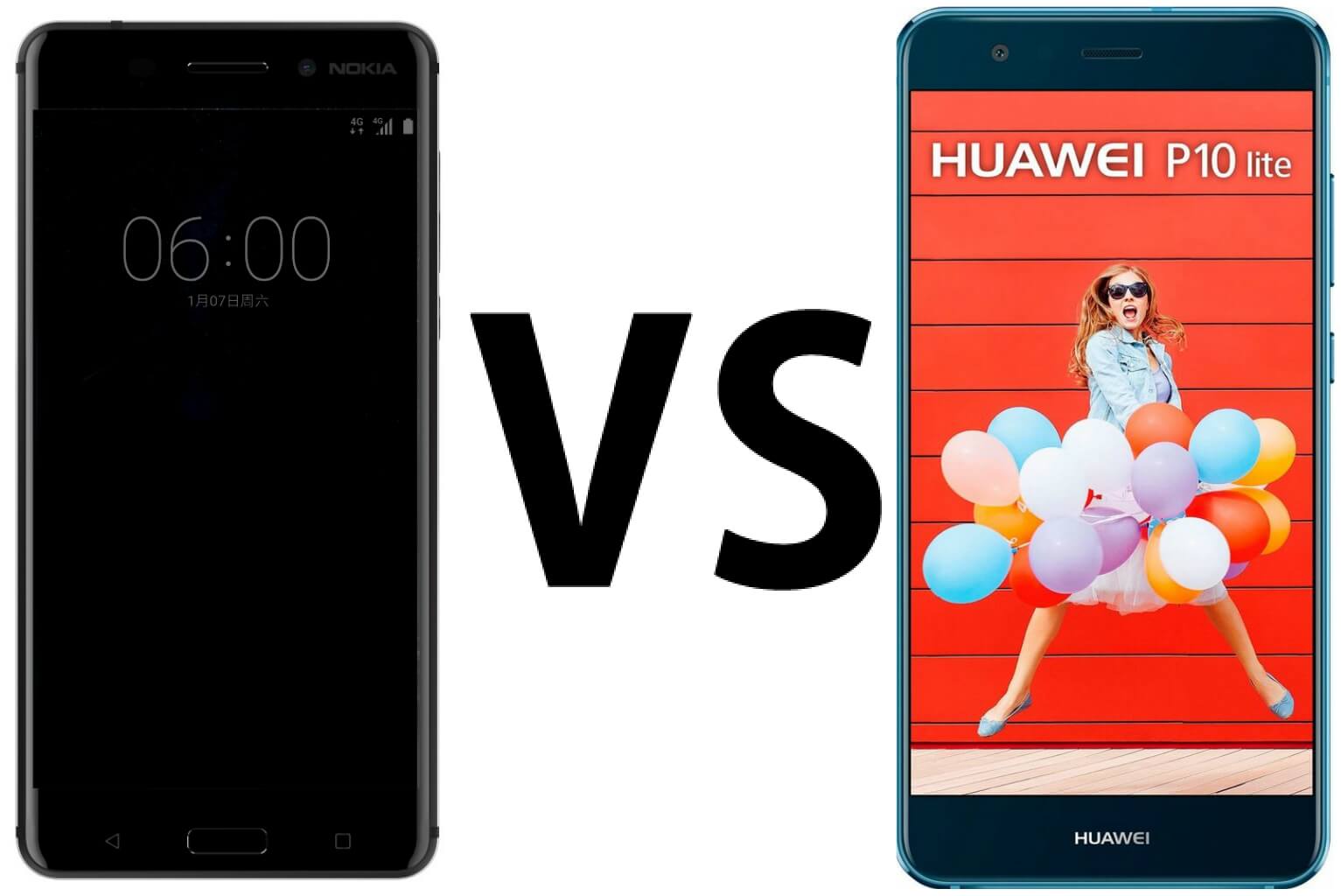 Nokia 6 vs Huawei P10 Lite