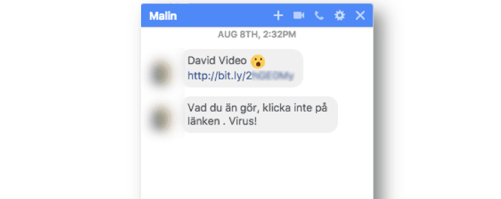virus Facebook Messenger
