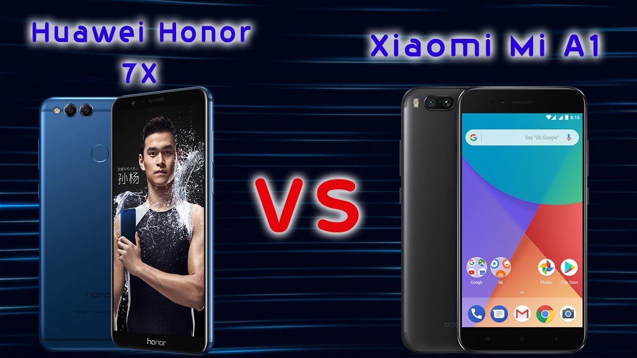Huawei Honor 7x VS Xiaomi Mi A1 (2)