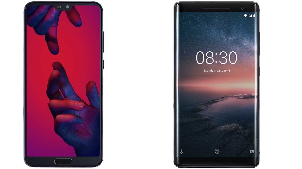 Nokia 8 Sirocco vs Huawei P20 Pro (1)