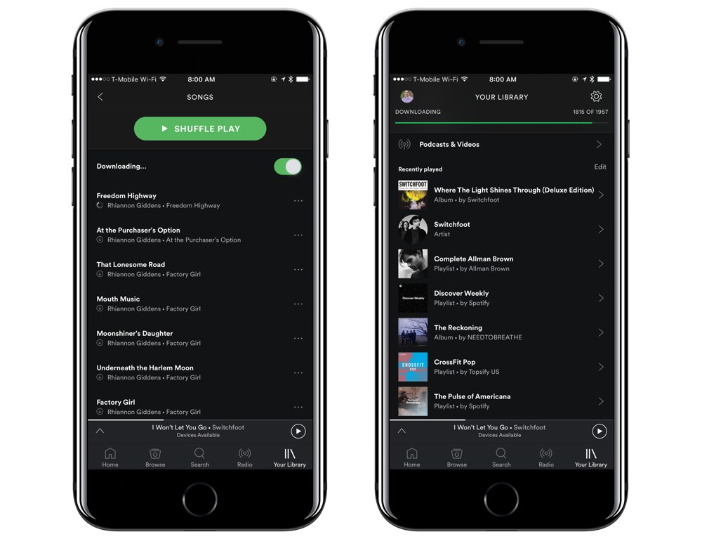 Top 10 aplicatii pentru muzica pe iPhone in 2018 - Spotify